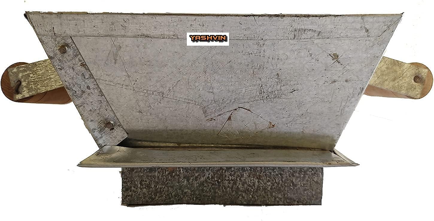 Balaji E Retail Homam Kund 11 INCH Big Size Havan Kund/Yagna Kund for Vedic Hawan Rituals Heavy Wider Base | with Heavy Wooden Handles | Perfect Size for Home Yagna || Make in India SHM30