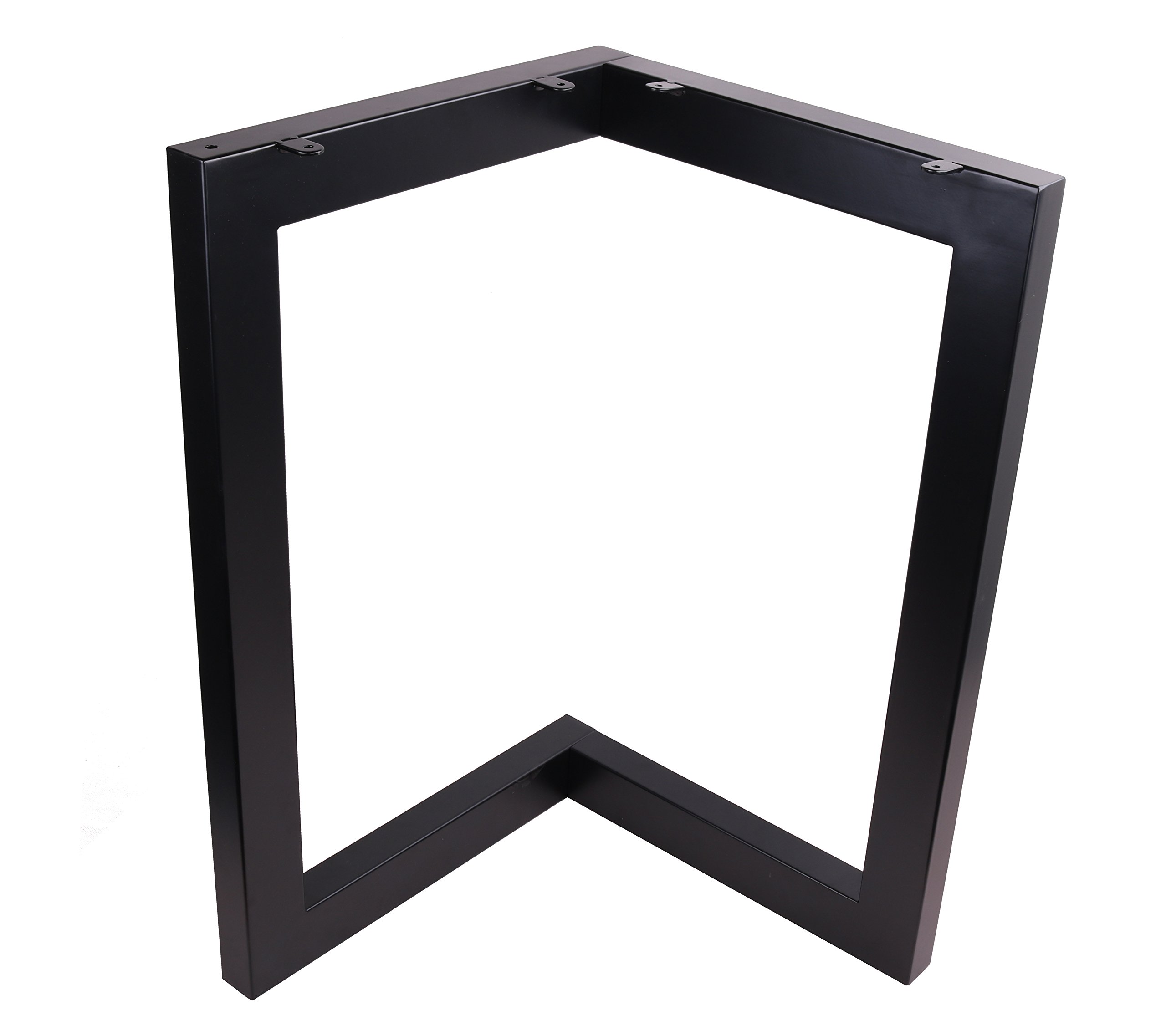 ECLV 28" Dining Table Legs, LShaped Steel Table Legs, Country Style