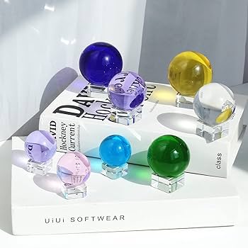 【新品】高品質 大玉 アメジスト クリスタルボール 約直径10.5cm 木製台座 Amazon.co.jp: 多色透明 水晶玉 50mm クリスタルボール 装飾品