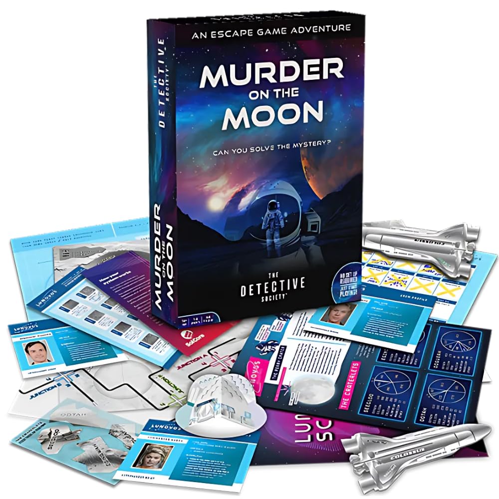 The Detective Society: Omicidio sulla luna Il gioco da tavolo