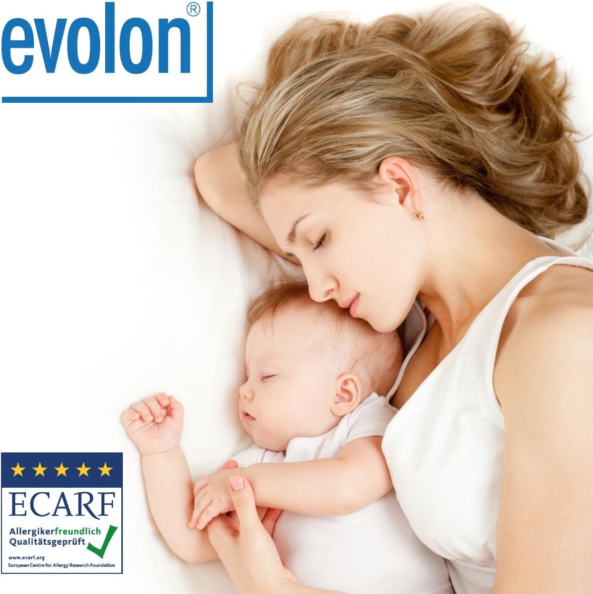 Evolon® Anti Dust Mite Cushion Cover with Zip Set 3 Pz. 80x80cm