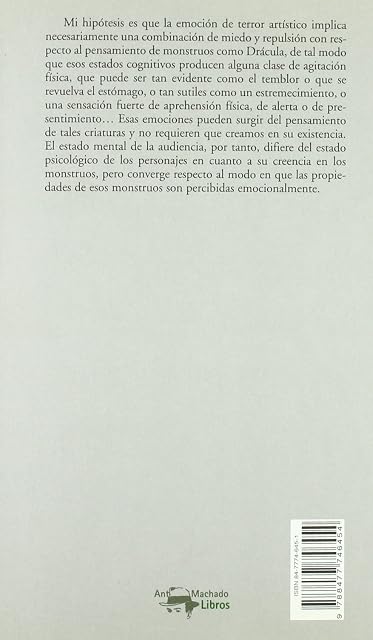 Portada de Filosofía del terror o paradojas del corazón