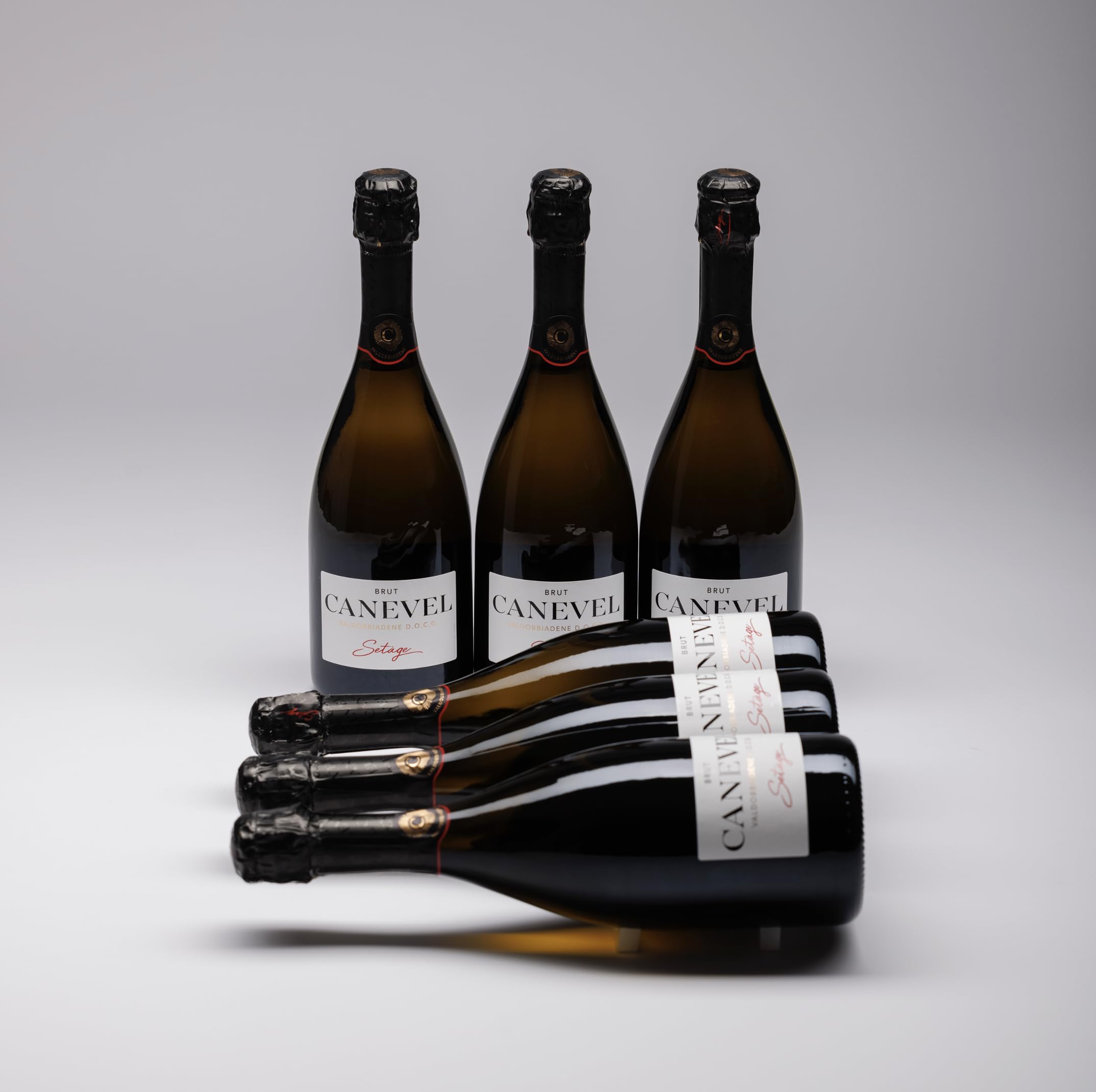 CANEVEL "SETÀGE BRUT" 2024 | Valdobbiadene Prosecco Superiore DOCG | 6x750 ml | Paquete 6 botellas