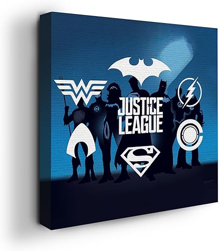 Miniatura 24 de Flassh by Mavis Print: decoración de pared de 18 x 24 pulgadas de DC Comics | Arte de pared impreso en HD y enmarcado de madera | Decoración de