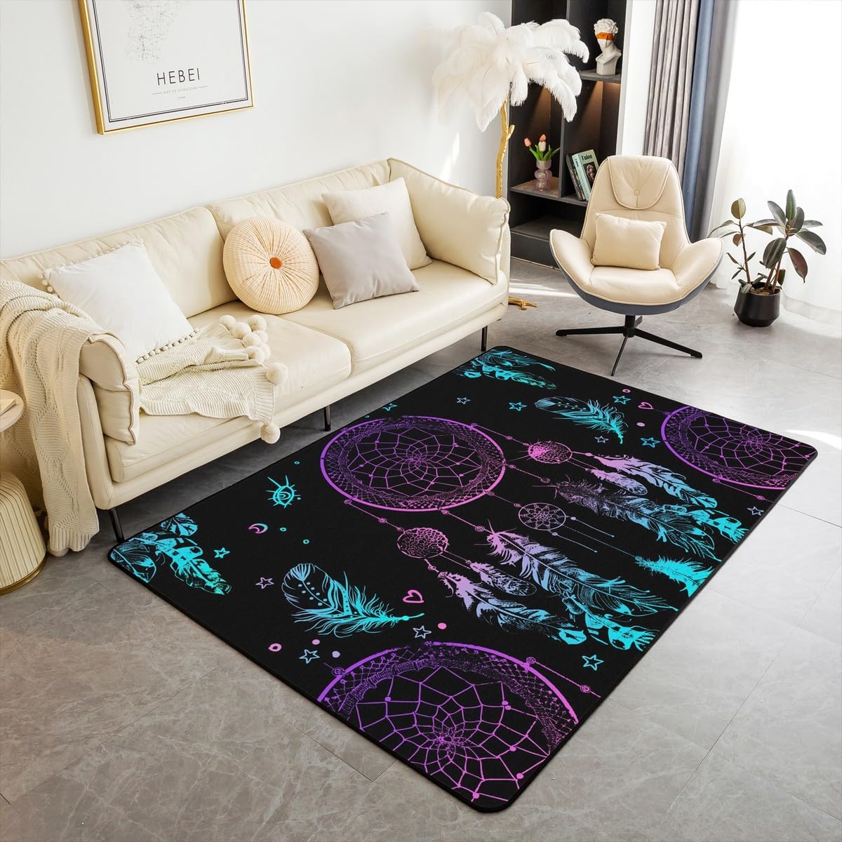 Leopard Area Rug 5x7 Red Rose Carpet African Safari Animals Accent Rug Set for Kids Adults Rose Floral Cheetah Print Jungle Indoor Floor Mat Bedroom Decor Living Room Bedside Dorm,Non Shedding