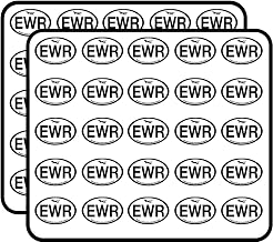 Oval EWR Newark Liberty Airport Code (Jet Fly air hub Pilot nj) Sticker for Scrapbooking, Calendars, Arts, Kids DIY Crafts, Album, Bullet Journals