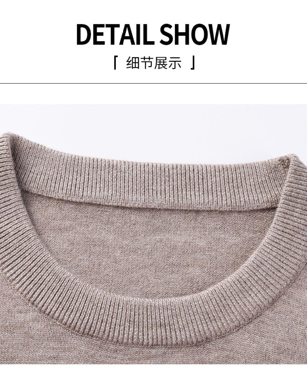 Strickweste Herren Ärmellos,Herren-Strickpullover Schlicht Lässig Gestrickt Slipover Rundhalsausschnitt Ärmellos Klassisch Business-Strickpullover Gilet Weste Herbst-Winter Warme Strick-Tanktops
