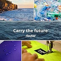 Vista 6 de Billetera Flowfolf Vanguard, delgada para bolsillo con doblés., talla única , Azul marino