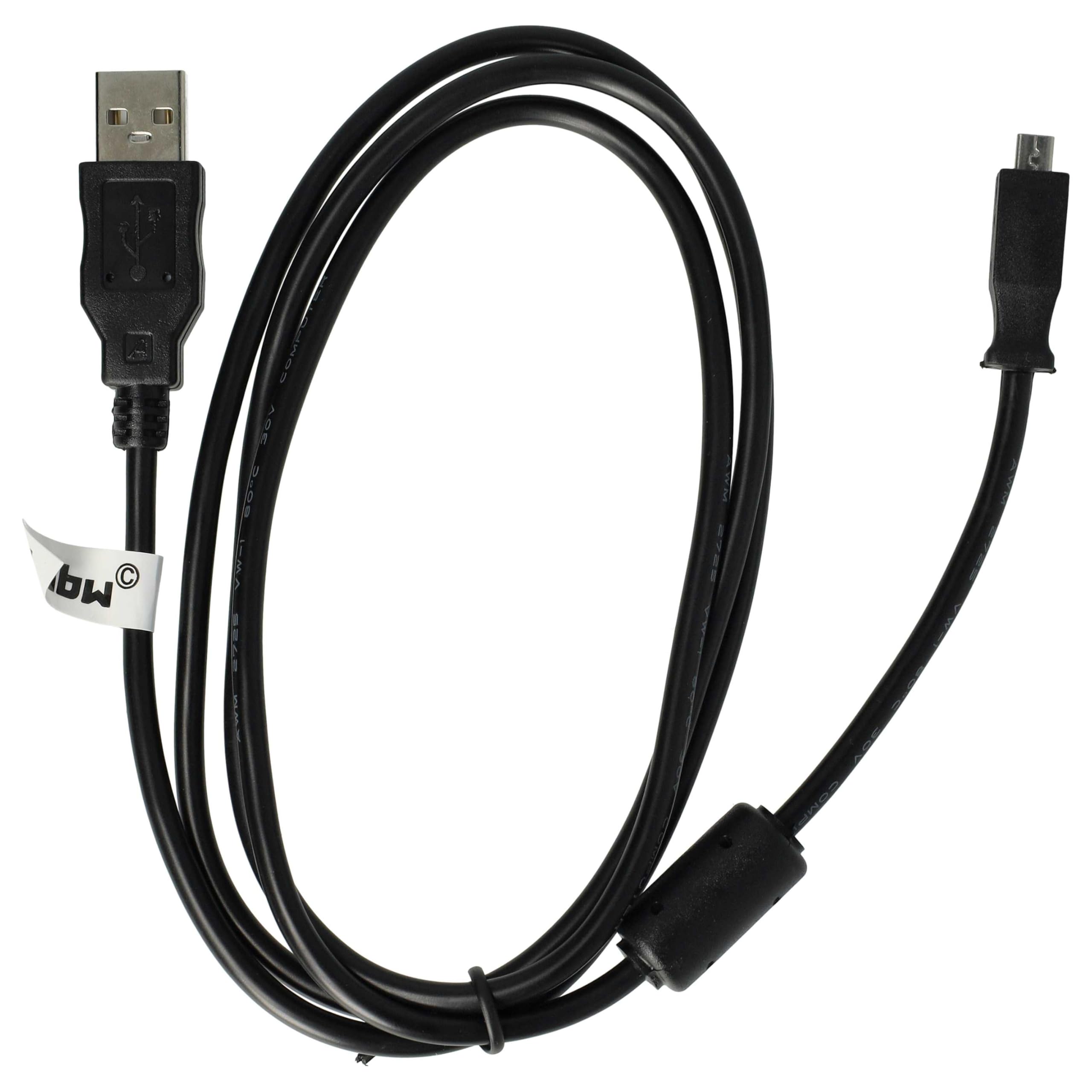 Vhbw cavo dati USB compatibile con Kodak Easyshare serie Z Z650, Z712, Z712 IS, Z700, Z710, Z730, Z740, Z1285, Z612 fotocamera, camcorder, 150 cm | Leroy Merlin