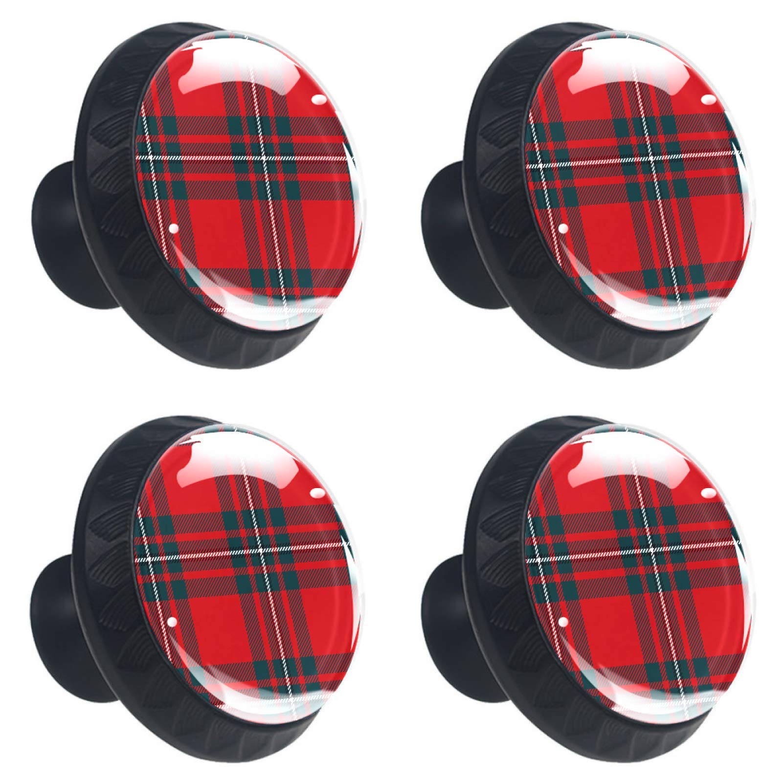 Boutons de tiroir de cuisine en verre d'art Ren Scottish