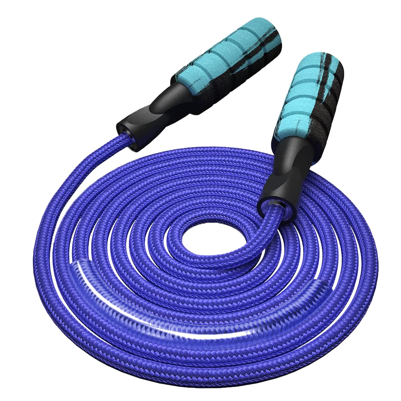 Amazon | FITMYFAVO Jump Rope Cotton Adjustable Skipping Weighted