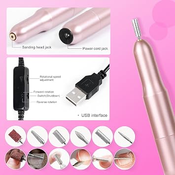 Acrylic Nail Kit with Drill & U V Light