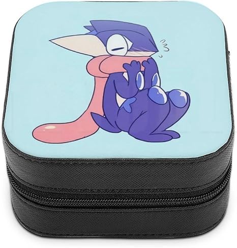 Amazon ゲッコウガ 2 ジュエリーボックス 収納ボックス ミニ宝石箱 指輪置き セサリーケース ピアス ネックレス Puレザー 旅行用 携帯用ポーチ 持ち運び 分割 おしゃれ かわいい 女の子 人気 キャラクター 10x10x5cm ジュエリー収納 オンライン通販