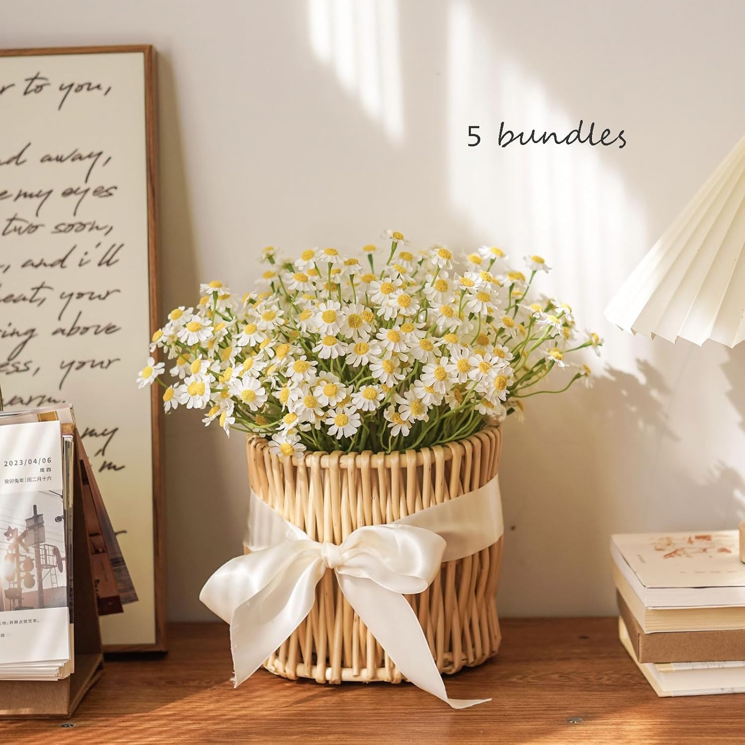 Small White Daisy Flowers Artificial