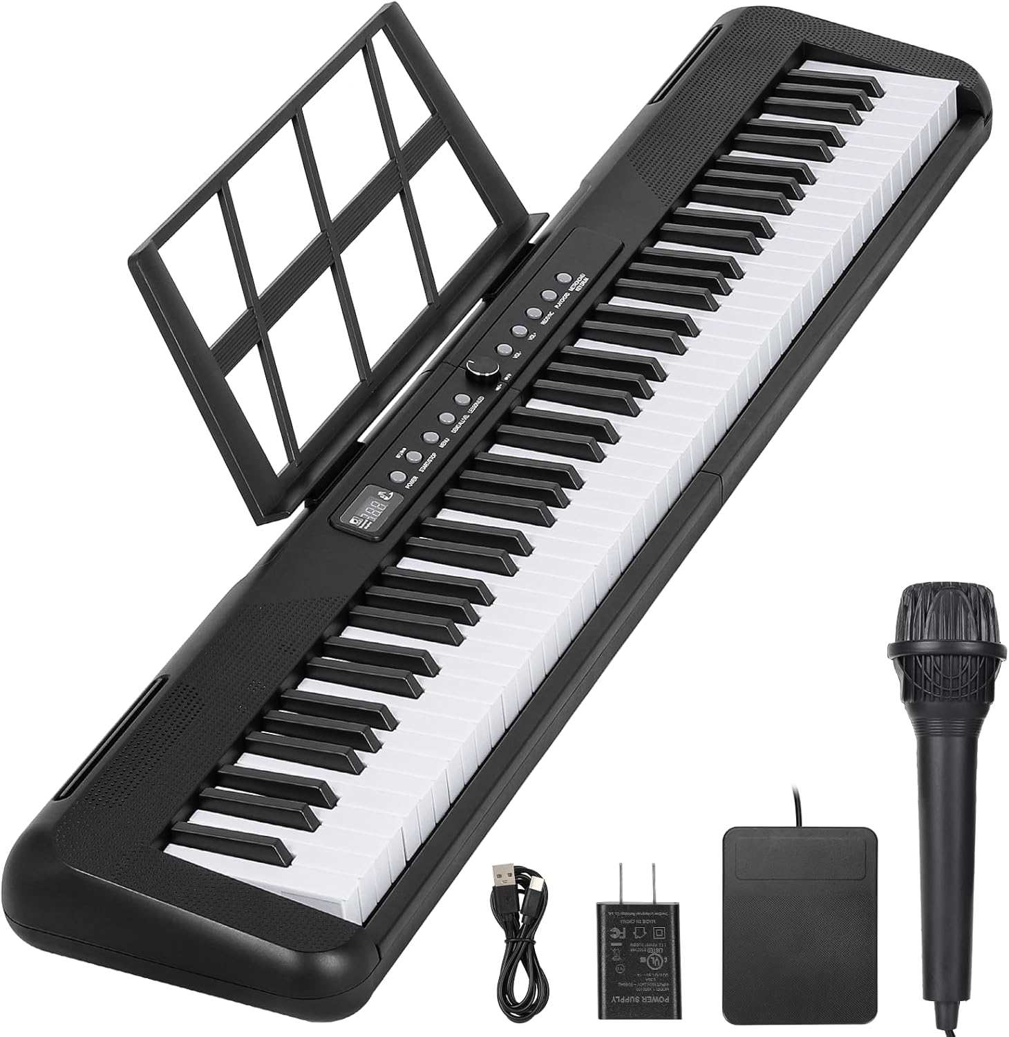 88 Keys Piano Keyboard Full Size, Electric Keyboard Piano with