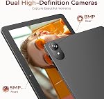 10 Inch Tablet, 2026 Android 15 Tablets (Orange) | 18GB+128GB, 1TB Expand, Widevine L1 Compatible Octa-Core Tablet with WiFi 6, 6000mAh Battery, Dual Camera(5MP+8MP)