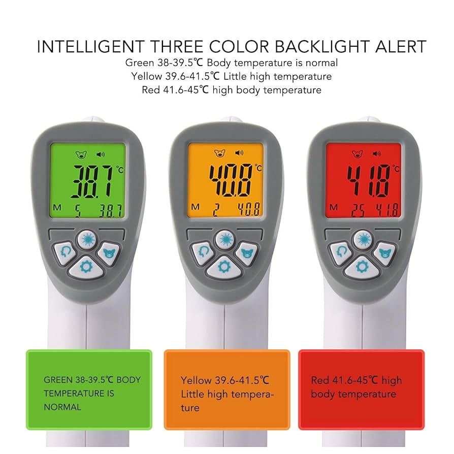 Termometro Infrarossi Per Animali - 3 Modalità, Senza Contatto, Per Cani, Gatti, Maiali - Foto 9