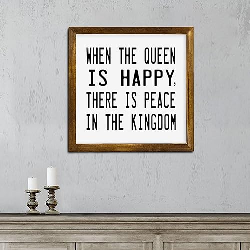 Miniatura 4 de Placa de letrero con marco de madera retro con marco de madera maciza para colgar en la pared con marco de madera maciza para colgar en la pared con