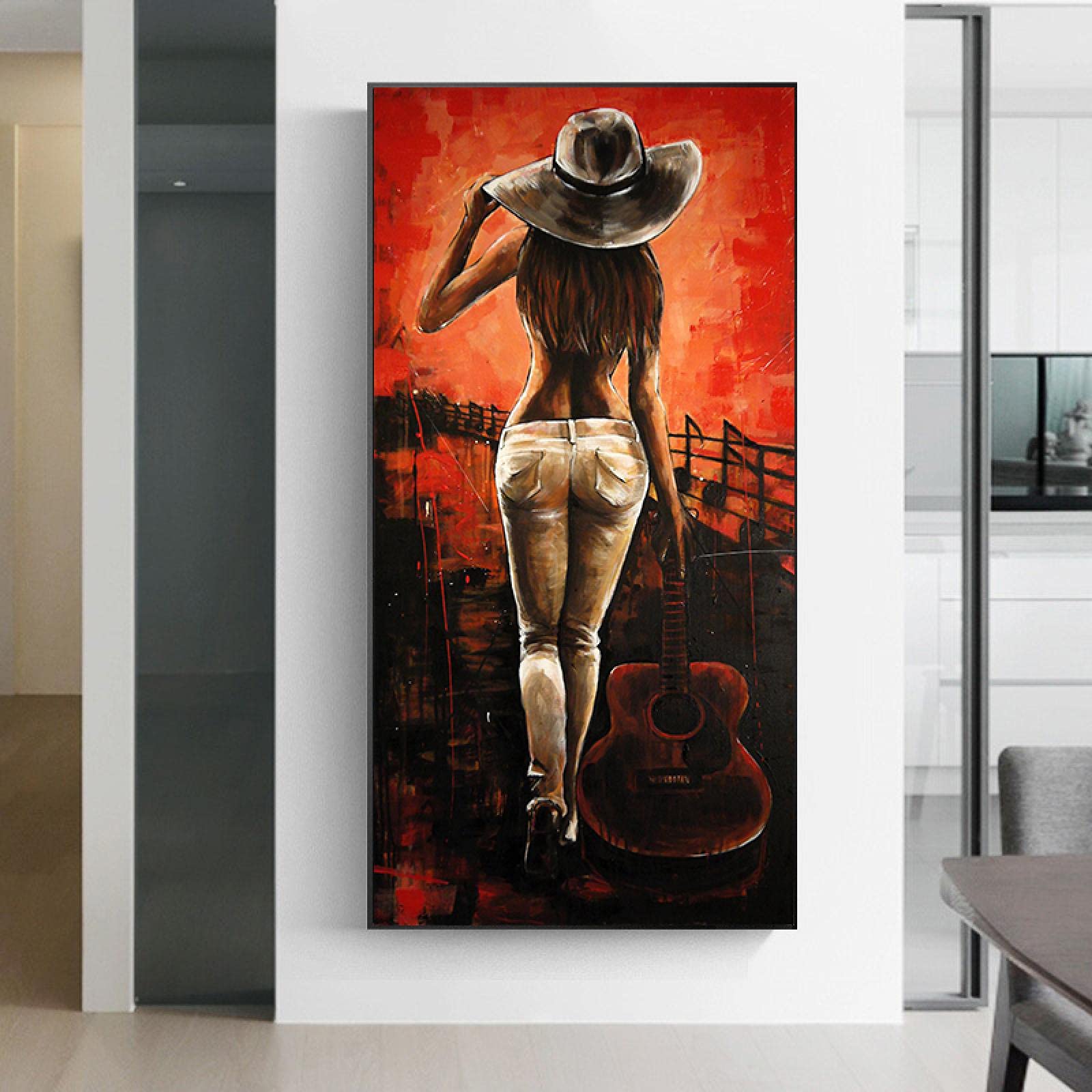 Amazon.co.jp: モダンアート絵画 ファッション セクシー 女性 絵画