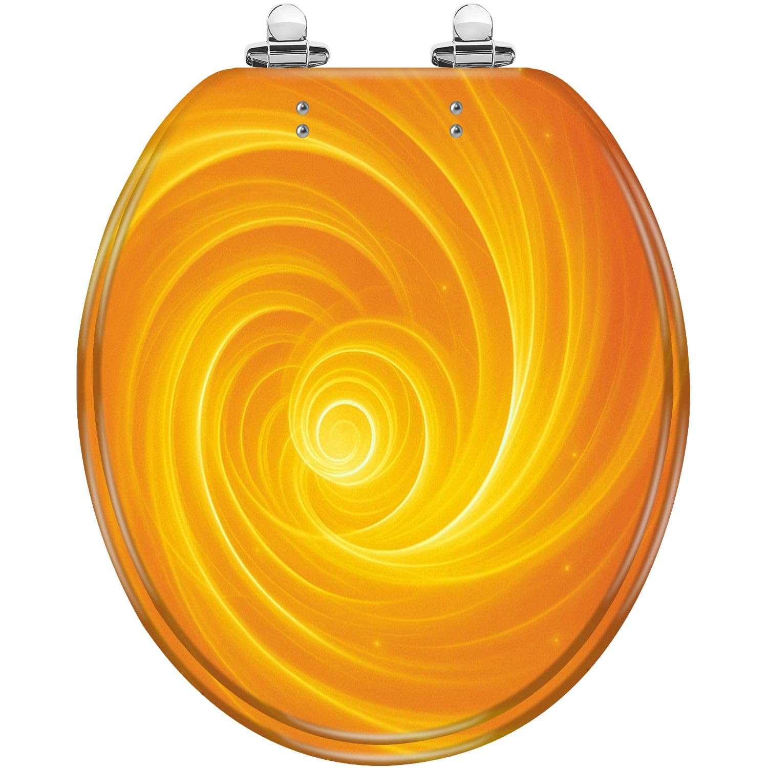 Tazyyzuu Multi1 Woven Resin Toilet Seat With Slow Close Lid And Quick-Release Hinges, Easy To Clean, Round(,16.5X14.5)