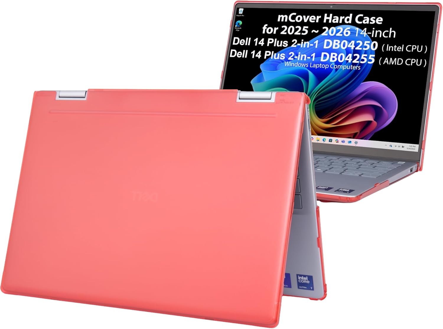 mCover Case ONLY Compatible for 2025-2026 14" Dell 14 Plus 2-in-1 DB04250 / DB04255 Windows Laptop PC (NOT Fitting Any Other Dell Models)- Blue