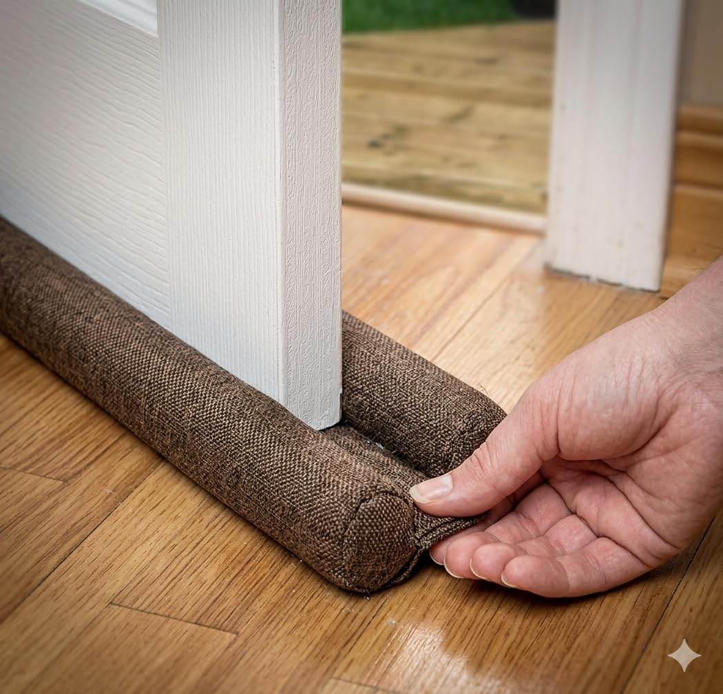 PVC Door Guard Gap Filler for Door Bottom Seal Strip - Sound-Proof, Reduce Noise, Energy Saving Door Stopper for Reduce Door Dust, Door Guard for Home Pack of 3-image-31