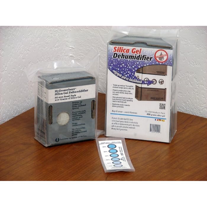 Cannon Safe Silica Gel Dehumidifier Desiccant In Tin Box High Absorber Rate Orange Bead 2 4mm