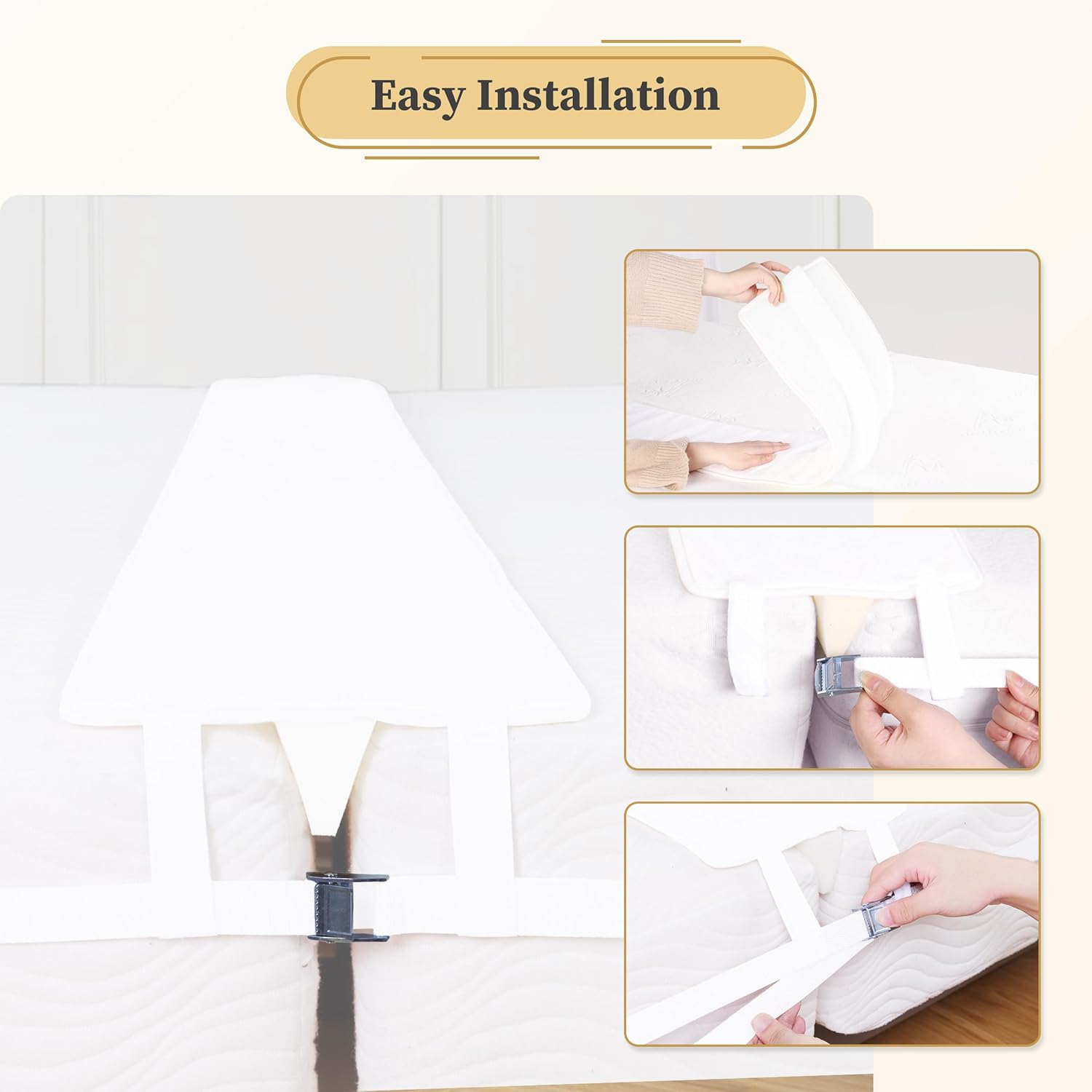 Bundle Safe and Sound Waterproof Quilted Mattress Pad + Waterproof Cotton Bed Bridge