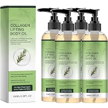 Firming Body Oil, Glowing, Deep Nourishment, Firm and Tightening Skin, Radiant, Recover Skin Elasticity, Lasting Hydration, For Thighs Chest Neck Arms and More, 100Ml 4 pcs