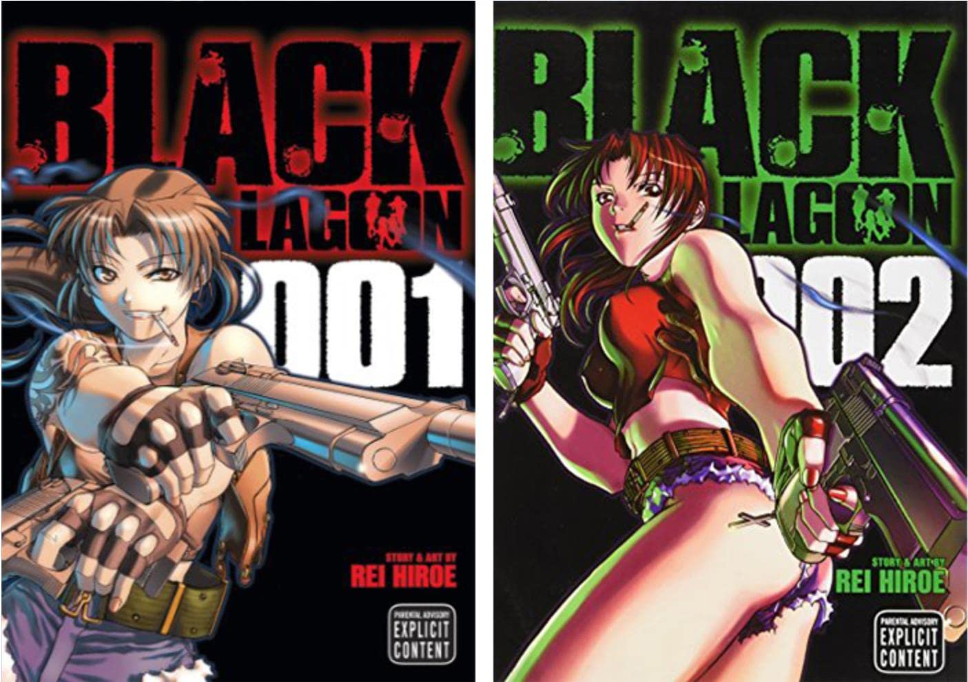 Black Lagoon - Conjunto de manga Vol. 1-12 de Rei Hiroe