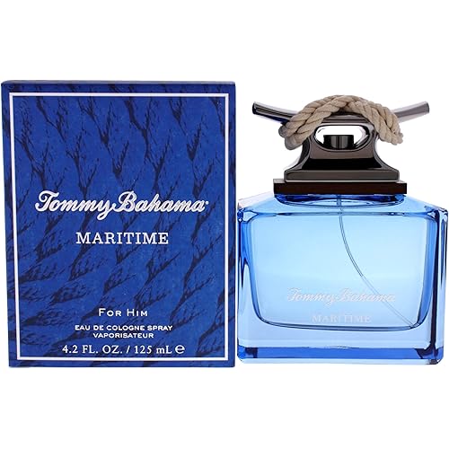 Tommy Bahama Maritime Eau de Cologne for Men, Notes of Bergamot, Jasmine, & Sandalwood, Fresh & Warm Scent