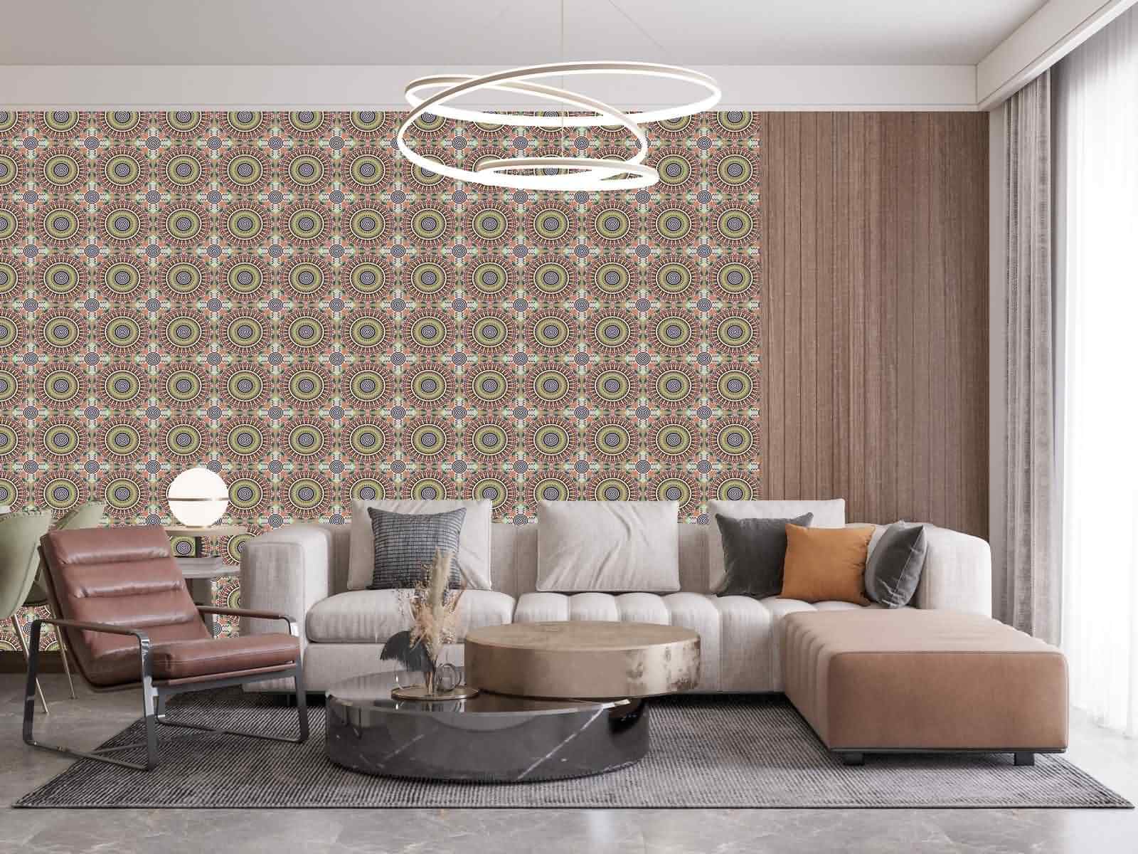 Sypialnia tapeta kuchnia mural redukcja hałasu etniczna retro luksusowa