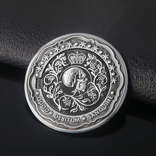 Miniatura 5 de Blood Oath Marker Coin Novelty Metal Coins John Movie Props Cosplay Collecting Coin for Fans for Men Women Teen (Silver Coin)