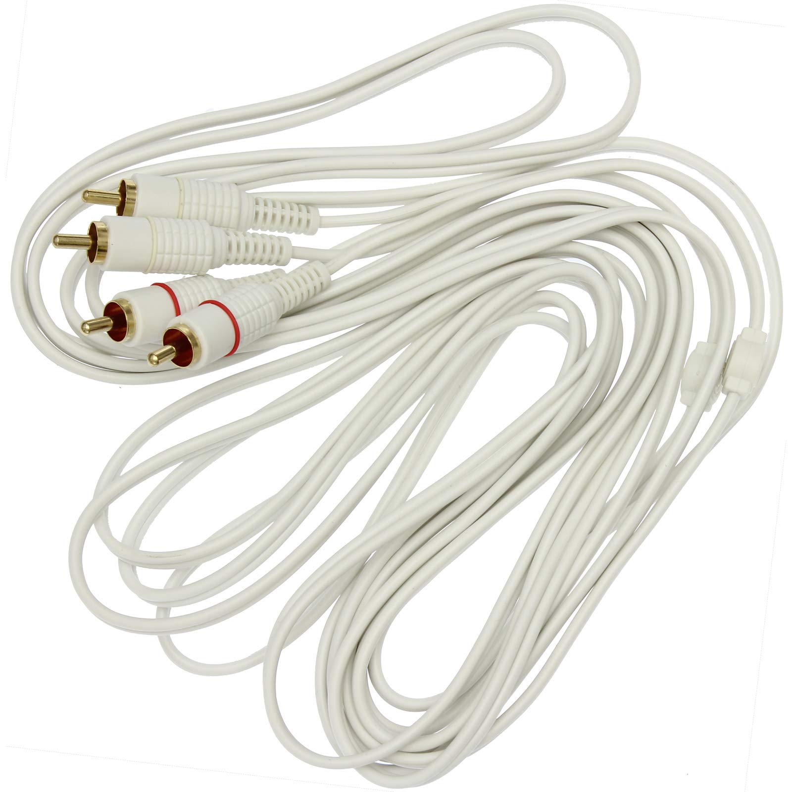 Buy 1STec 5m Stereo Audio Lead With 4 Gold Plated Red White Phono 