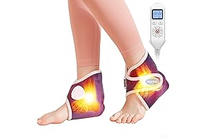 ALDIOUS Ankle Heating Pads: Relief for Achilles Tendonitis, Plantar Fasciitis, Sprains