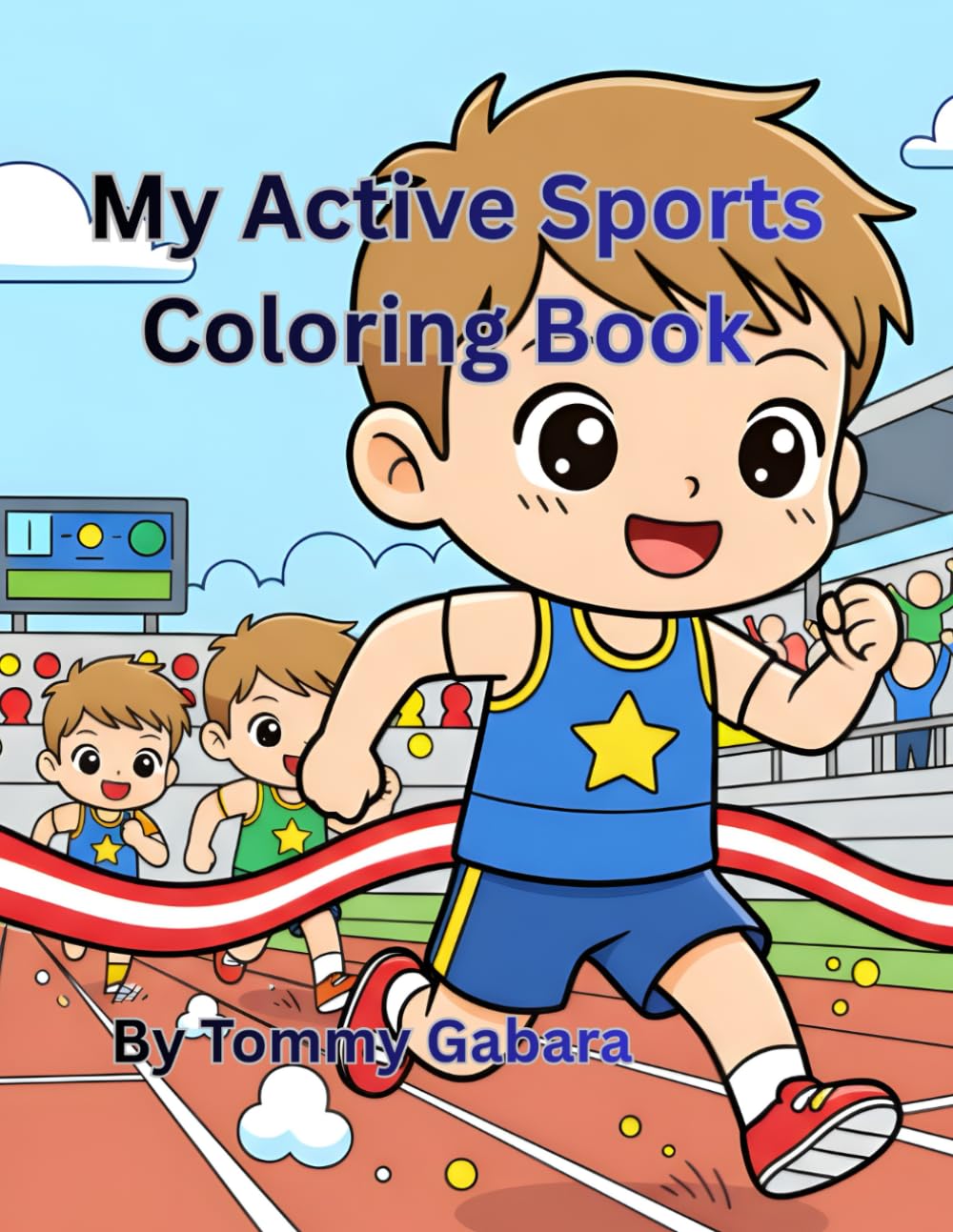 My Active Sports: Coloring Book for Kids
