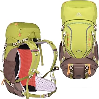 40L Hiking Backpack Trekking Camping Bag for Men Women Breathable Backpack with Rain Cover for Travel Outdoor