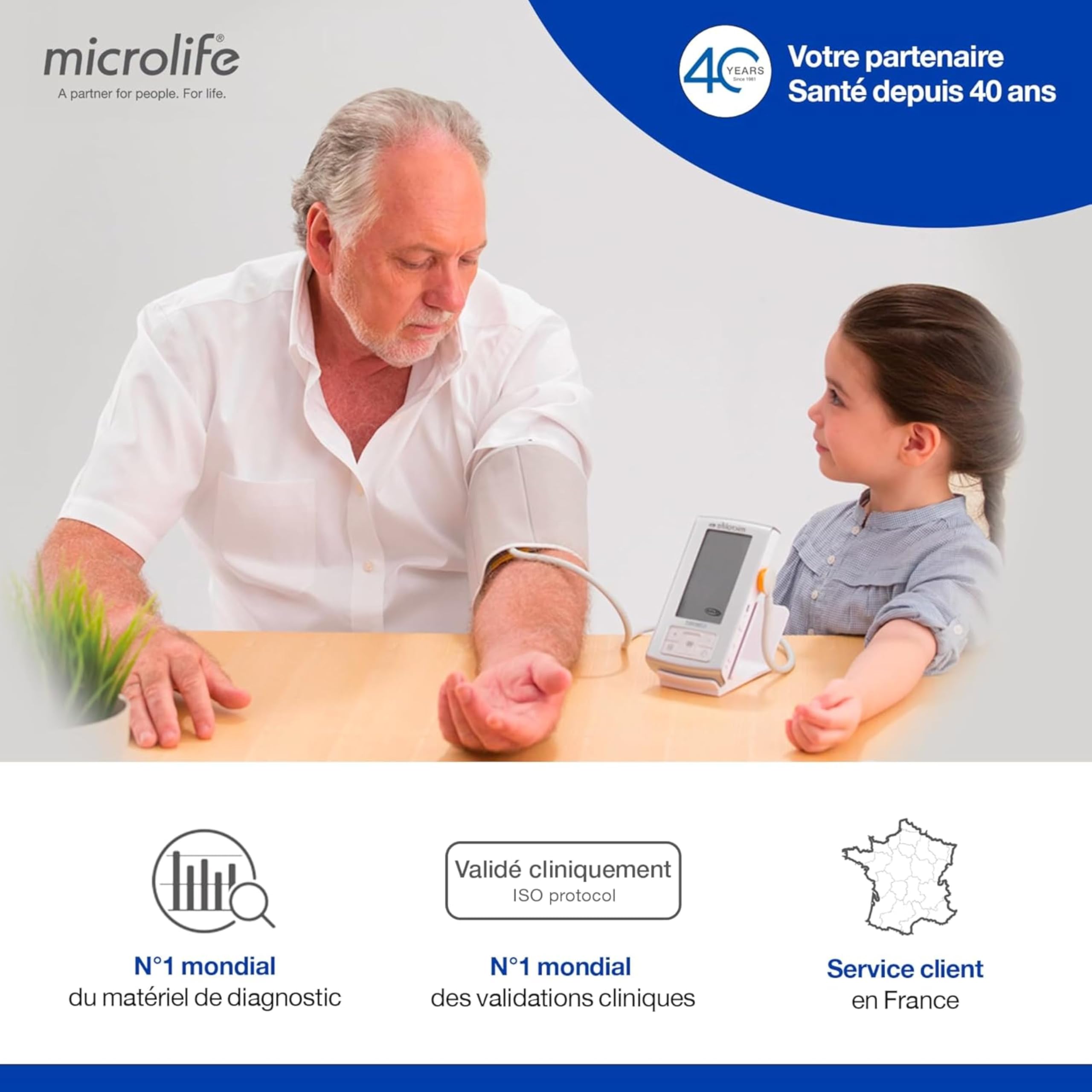 Microlife BP W3 Comfort+ Tensiomètre Poignet XL, Garantie 5 ans, Précision Professionnelle, Indicateur Position, Arythmie, Bracelet Confortable Grande Taille 13,5-23 cm, Validation Clinique, 30 Mém.