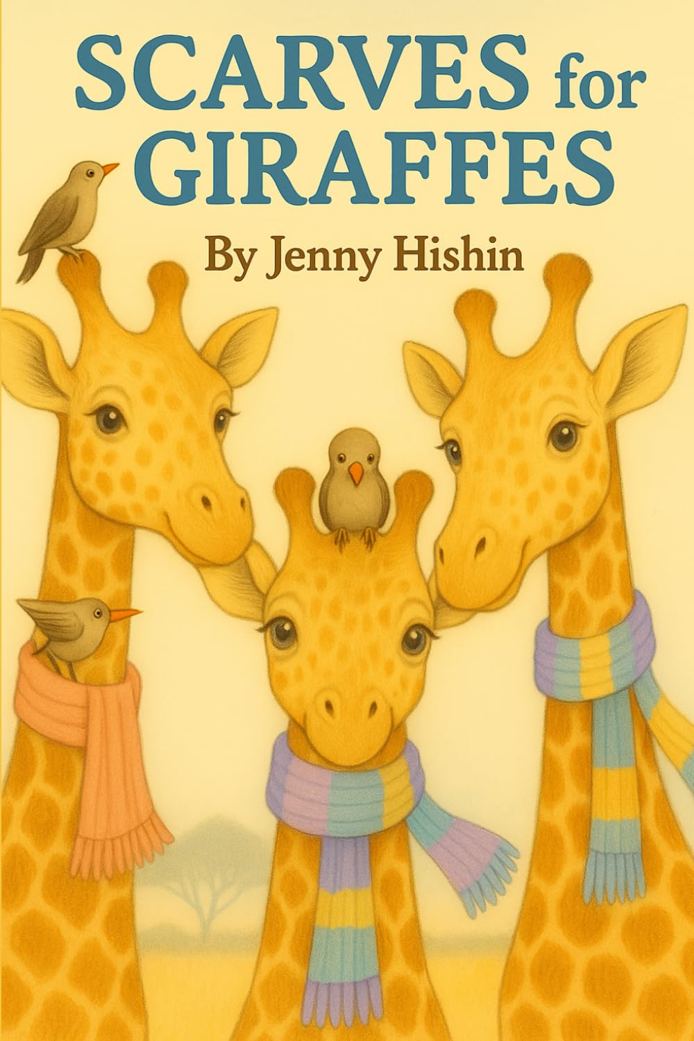 Scarves for Giraffes: Children's illustrated storybook about giraffes, elephants, lions, birds and other animals. 50 pages. Fun. Educational. Bedtime story. Ideal gift.