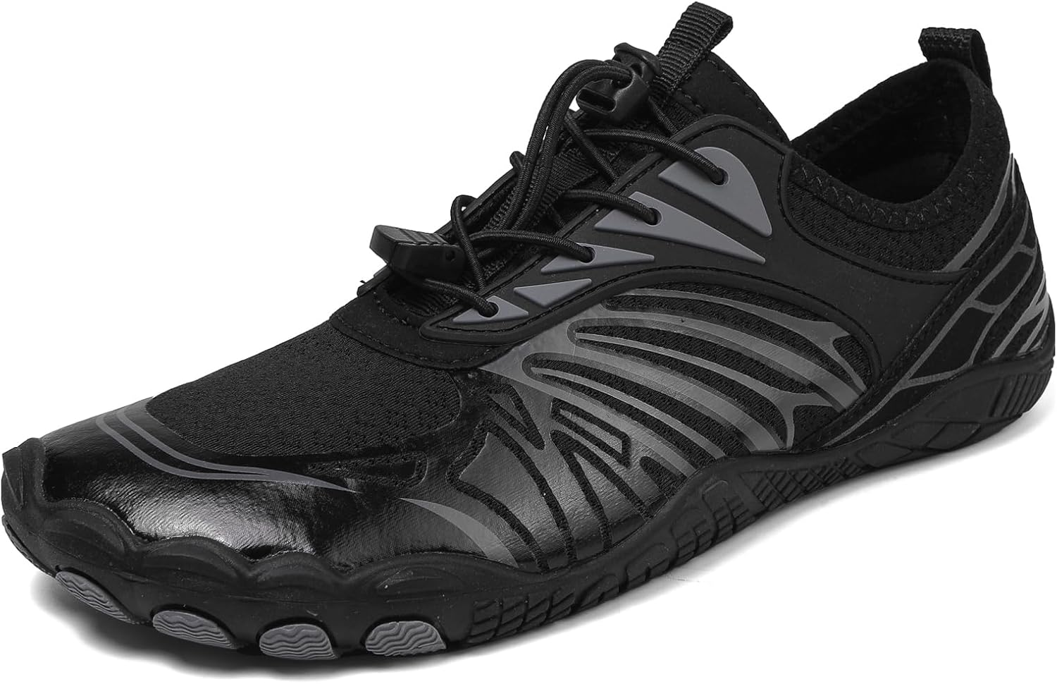 Barefoot Water Shoes, Breathable Mesh Non-Slip Athletic Footwear, Wide Toe Box for Hiking, Spring Active Wear