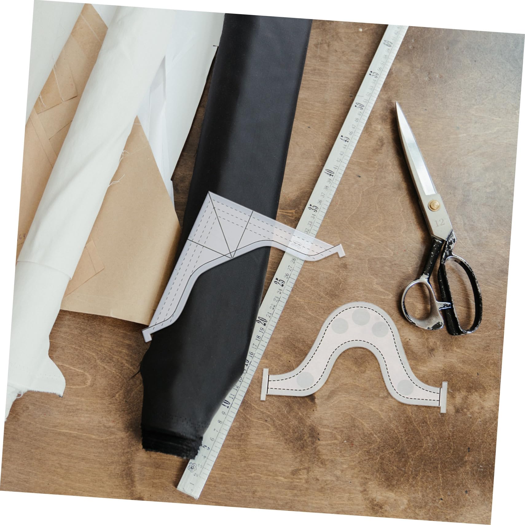 EXCEART 18piezas Regla De Acolchado Acrílica Para Costura y Patchwork Plantilla Para Diseño De Ropa Herramienta De Costura y Corte Compatible Máquinas De Coser De Mesa