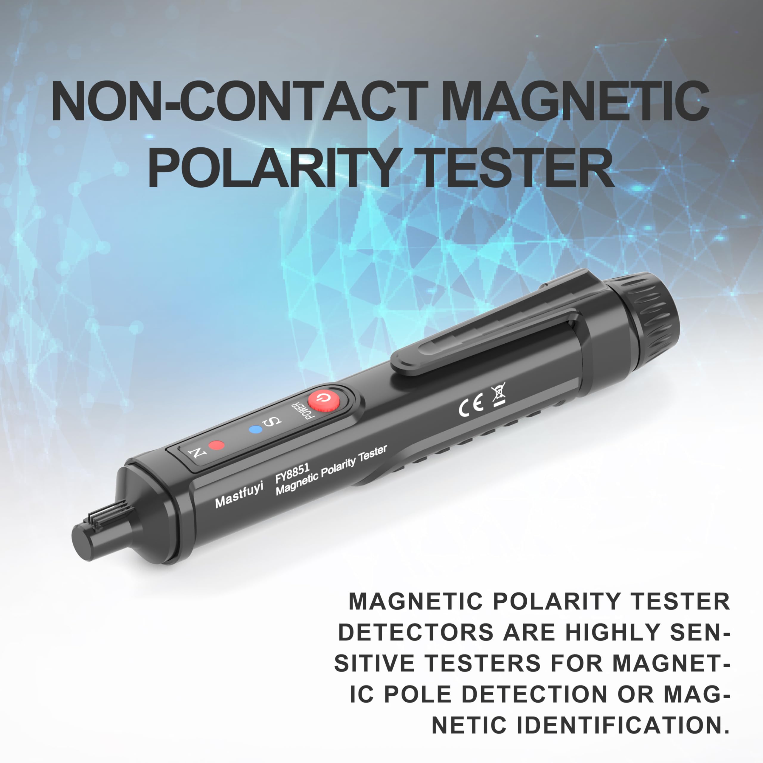 Magnetyczny Tester Biegunów Elektroniczny - Północ-Południe, Wysoka Czułość
