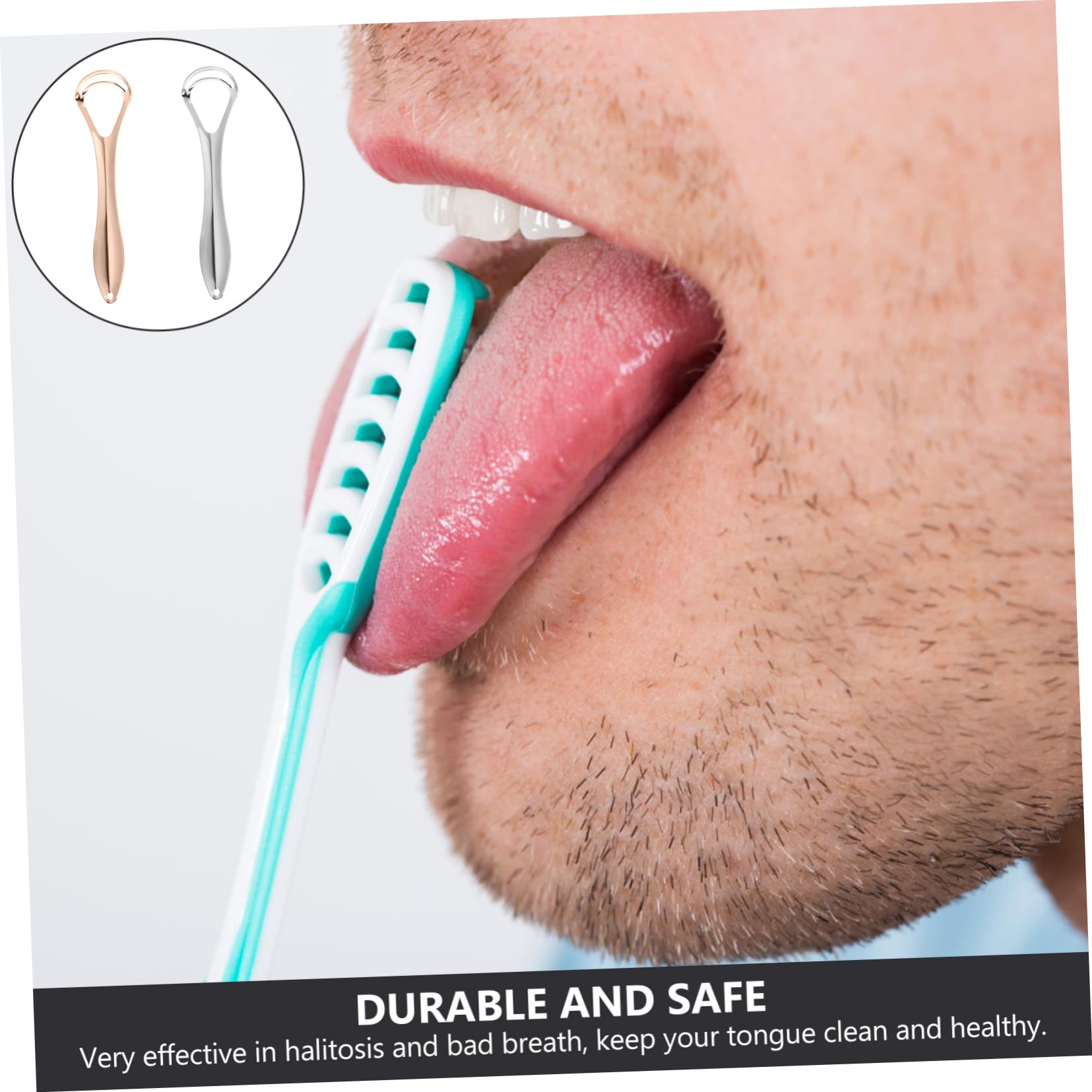Beavorty 8 Pezzi Spazzolino Per Lingua Pulisci Bocca Detergente Per Lingua Raschietto Per Pulizia Lingua Scrubber Per Il Viso In Silicone Raschietto Per Lingua Orale Per Adulti