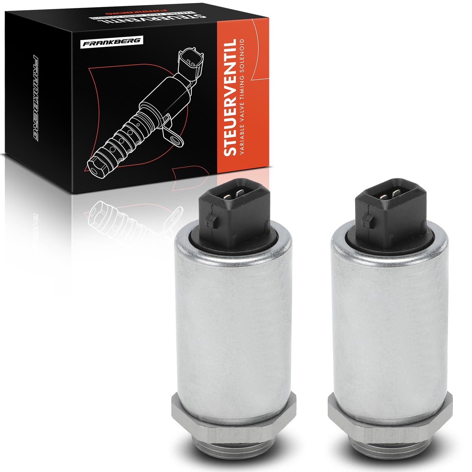 Frankberg 2x Steuerventil Nockenwellenversteller Einlassseite Auslassseite Kompatibel mit 3er E46 2.0L-3.0L 1998-2005 3er Cabriolet E46 2.2L-3.0L 2000-2007 Replace# 11361432532
