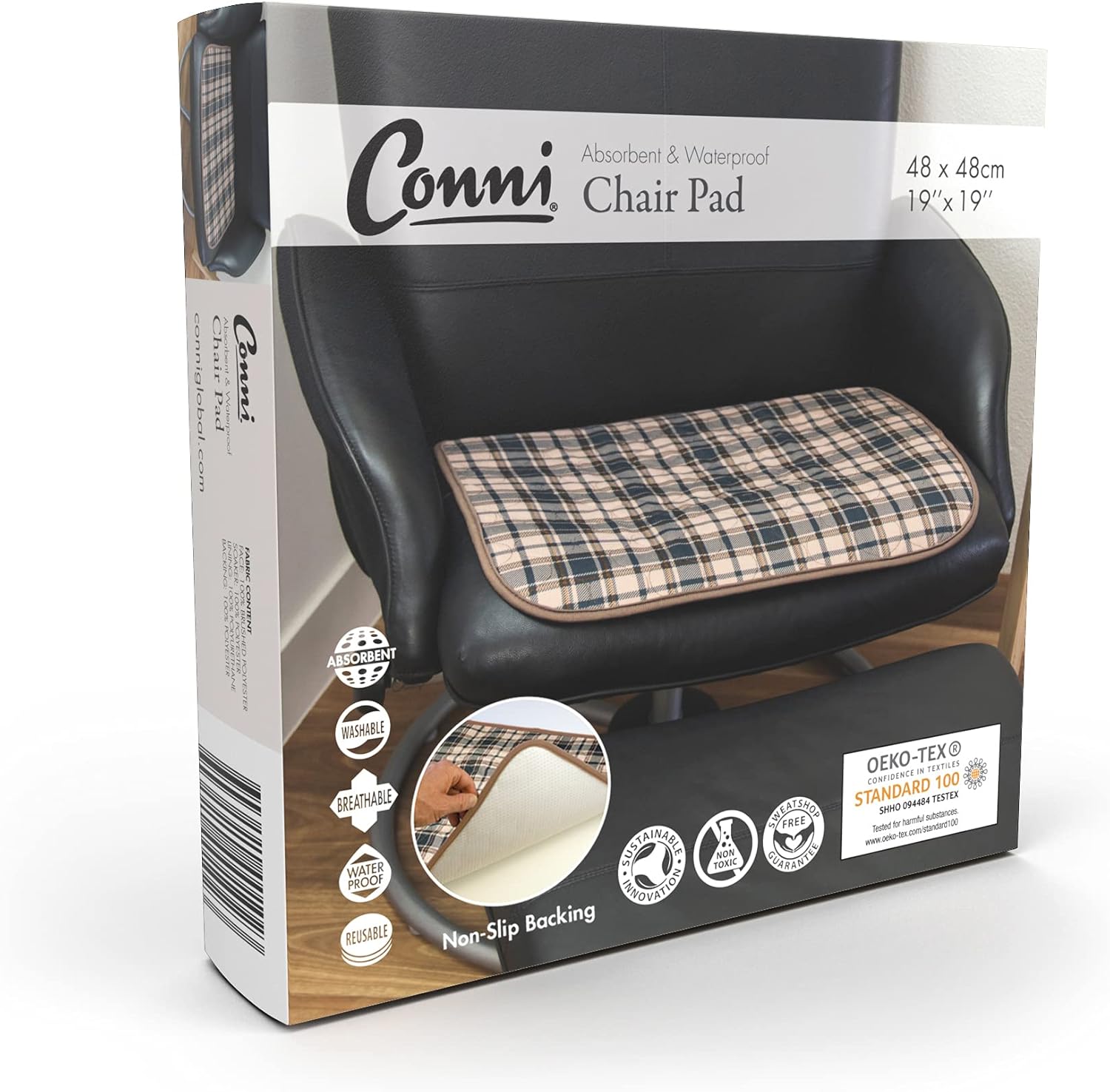 Conni Waterproof Chair Pads for Incontinence Washable