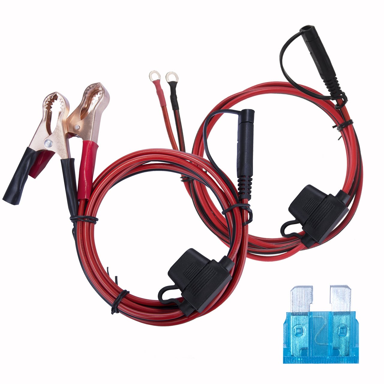 Buy Magiin Battery Alligator Clip and Eyelet Terminal Connector to SAE