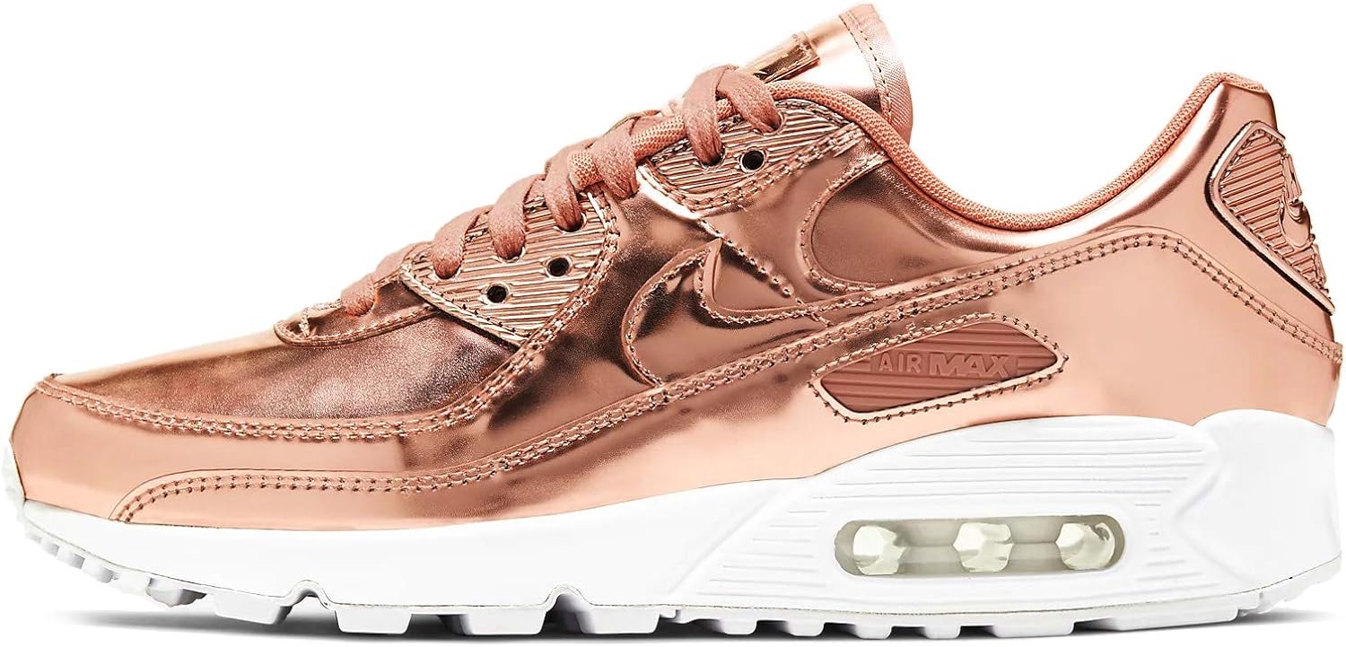 nike air max 90 womens white and gold