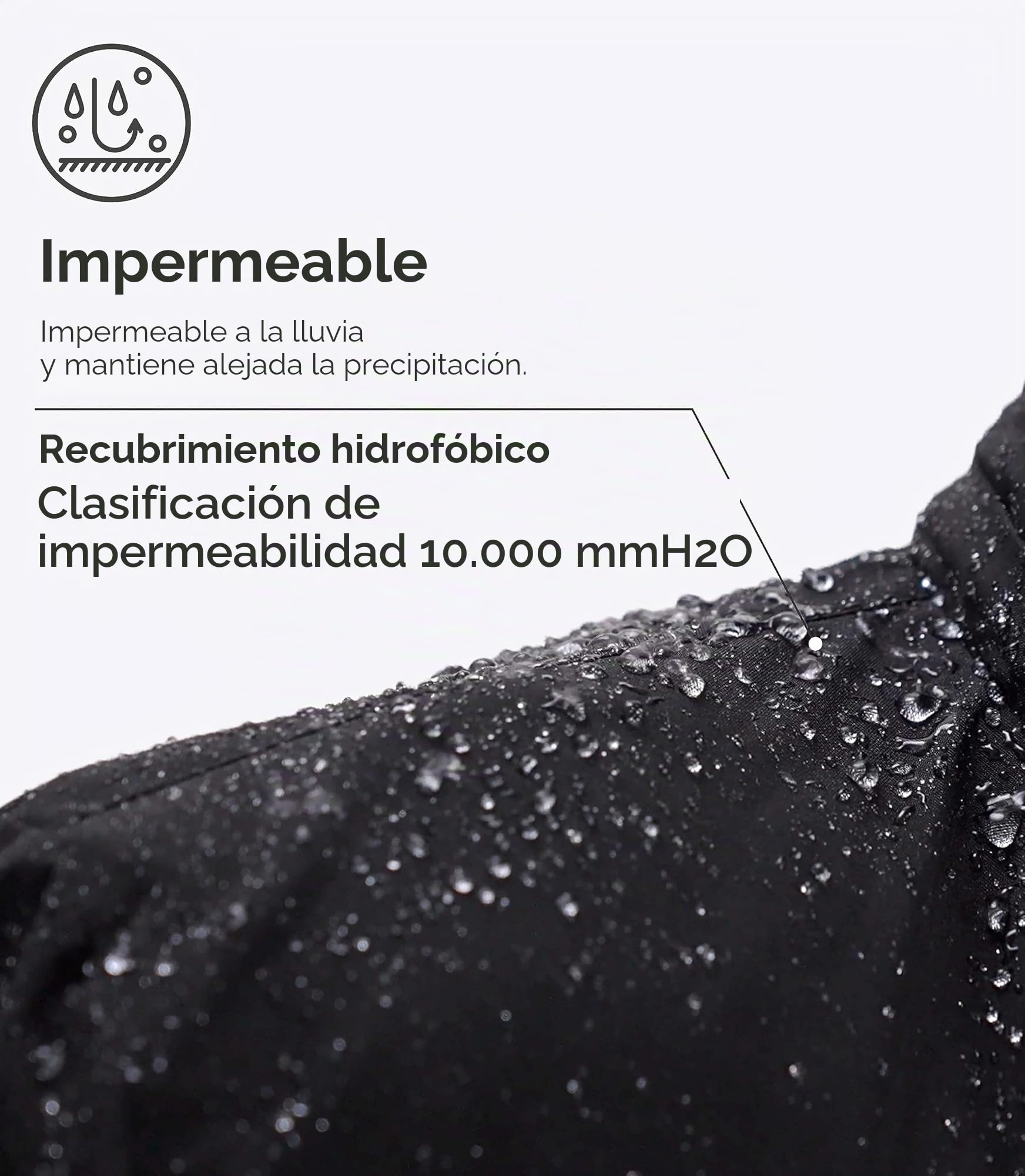 Wantdo Chaqueta de Esquí de Montaña para Hombre Abrigo de Invierno Impermeable con Capucha Cazadora de Snowboard Cálida Chaqueta al Aire Libre Antiviento Hombres