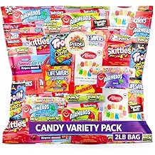 Assorted Candy Mix - Variety Pack of Gummies, Sour Candy, and Chewy Treats - Perfect for Parties, Pinatas, and Snacking (2 LB)