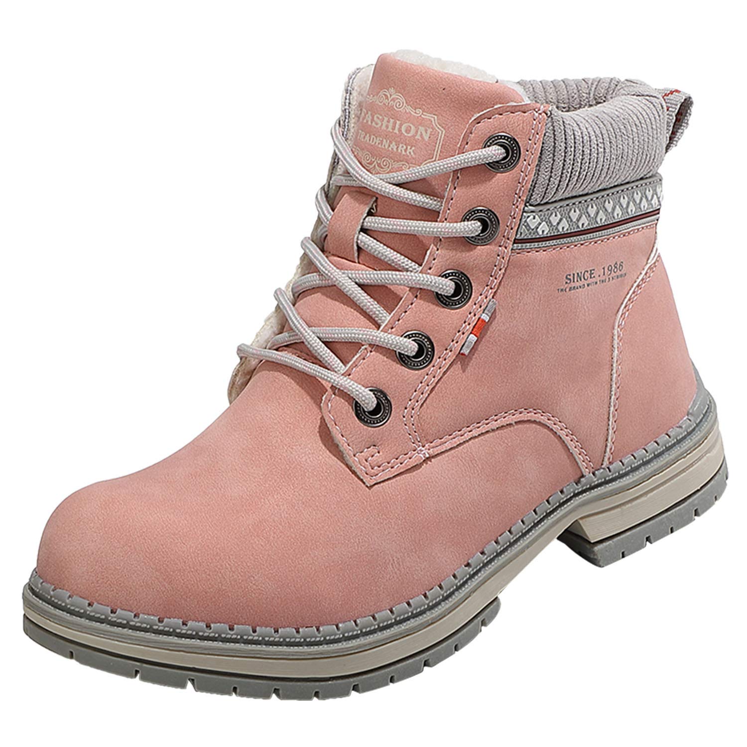 Hombre Mujer Botas de nieve al aire libre Invierno Cálido Forro de piel Botines Botas deportivas Botas de senderismo